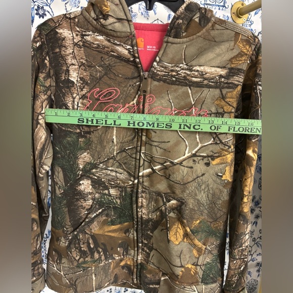 *Vintage* Women’s size medium, 90’s pink-camo carhartt zip up - Picture 7 of 7